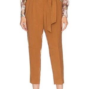 Women's Tan High-Waisted Pants